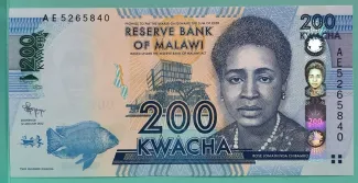 Malawi 200 Kwacha, 2012-2019 obverse