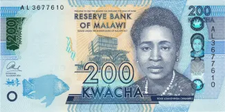 Malawi 200 Kwacha, 2014-2022 obverse