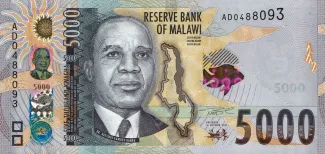 Malawi 5.000 Kwacha, 2021-2024 obverse
