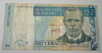 Malawi 50 Kwacha, 2001-2003 obverse