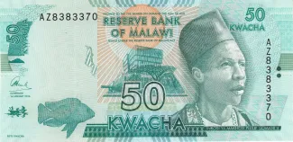 Malawi 50 Kwacha, 2014-2020 obverse