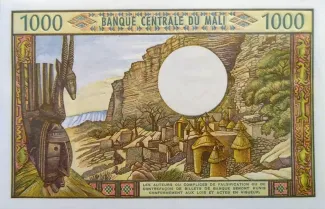 Mali 1.000 Francs, 1970-1984 reverse