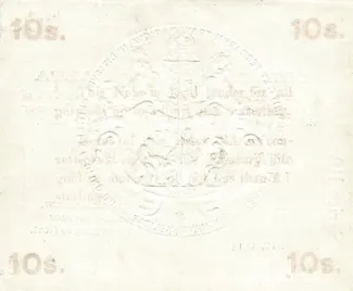 Malta 10 Shillings, 1914 reverse