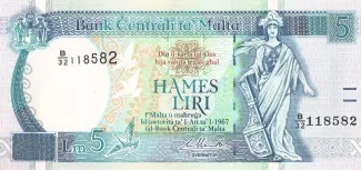 Malta 5 Liri, 1999 image