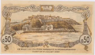 Manche, Department of 50 Centimes, 1916 reverse