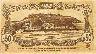 Manche, Department of 50 Centimes, 1917 reverse