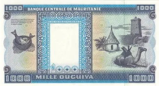 Mauritania 1.000 Ouguiya, 1999-2002 reverse