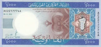 Mauritania 2.000 Ouguiya, 2011