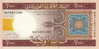 Mauritania 200 Ouguiya, 2004-2006