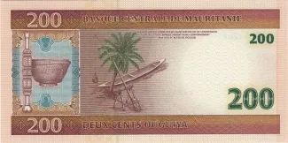 Mauritania 200 Ouguiya, 2004-2006 reverse