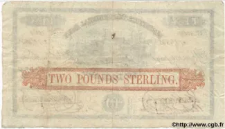 Mauritius 10 Dollars, 1839-1843 reverse