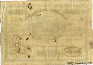 Mauritius 200 Dollars, 1839 reverse