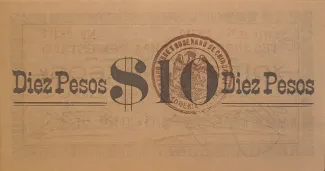 Mexican States 10 Pesos  1913, 1913 reverse