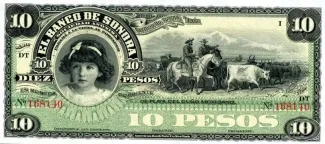 Mexican States 10 Pesos, 1899 image