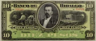 Mexican States 10 Pesos, 1914 image