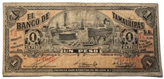 Mexican States 1 Peso,  obverse