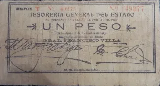 Mexican States 1 Peso, 1913 image