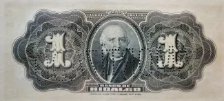 Mexican States 1 Peso, 1914 reverse