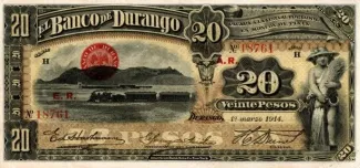 Mexican States 20 Pesos, 1914 image