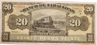 Mexican States 20 Pesos, 1902-1914 obverse