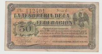 Mexican States 50 Centavos, 1914 image