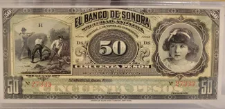 Mexican States 50 Pesos, 1911 image