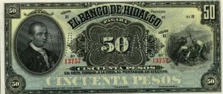 Mexican States 50 Pesos, 1914 image
