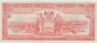 Mexican States 5 Pesos, 1915 reverse