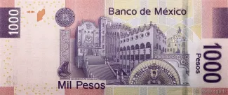 Mexico 1.000 Pesos, 2006-2013 reverse
