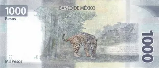 Mexico 1.000 Pesos, 2019-2023 reverse