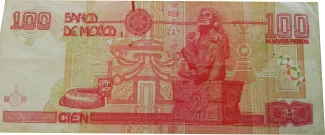 Mexico 100 Nuevos Pesos, 1992 reverse