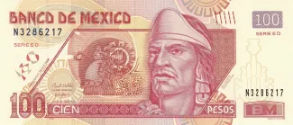 Mexico 100 Pesos, 2000-2009 obverse