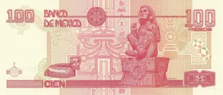 Mexico 100 Pesos, 2000-2009 reverse