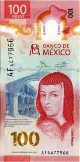 Mexico 100 Pesos, 2020-2023 obverse