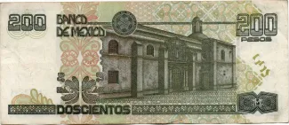 Mexico 200 Pesos, 1995-1999 reverse