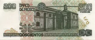 Mexico 200 Pesos, 2000-2007 reverse