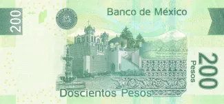 Mexico 200 Pesos, 2007-2017 reverse