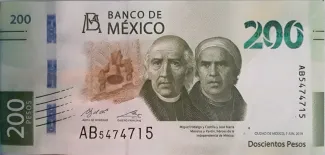 Mexico 200 Pesos, 2018-2022 obverse