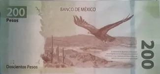 Mexico 200 Pesos, 2018-2022 reverse