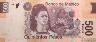 Mexico 500 Pesos, 2010-2017 reverse