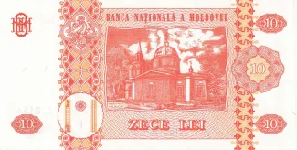 Moldova 10 Lei, 1994-2013 reverse