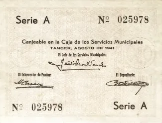 Morocco 0.5 Francos, 1942 image