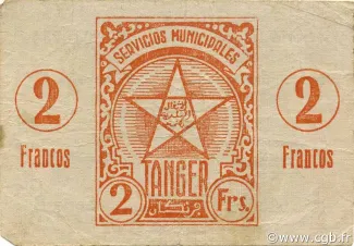 Morocco 2 Francos, 1941-1942 reverse