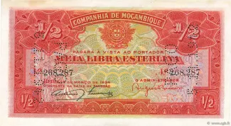 Mozambique 0.5 Libra, 1934 image