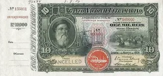 Mozambique 10.000 Réis, 1909 image