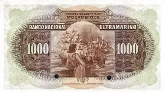 Mozambique 1.000 Escudos, 1941 reverse