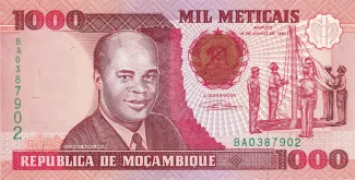 Mozambique 1.000 Meticais, 1991 image