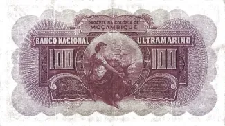 Mozambique 100 Escudos, 1938 reverse