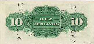 Mozambique 10 Centavos, 1933 reverse