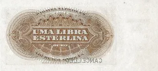 Mozambique 1 Libra, 1909 reverse